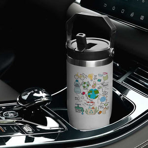Save The Planet Flip Straw Tumbler Earth Day Protect Nature Environmental Recycling TS02 Print Your Wear