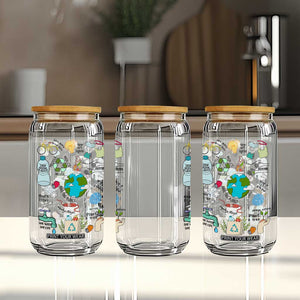 Save The Planet Glass Can Earth Day Protect Nature Environmental Recycling TS02 Print Your Wear
