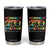 School's Out Forever Retired Teacher 2025 Tumbler Cup Groovy Retirement TS10 Black Print Your Wear