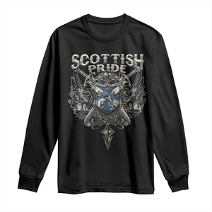 Scottish Pride Celtic Scotland Lion Rampant Long Sleeve Shirt TS11 Black Print Your Wear
