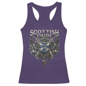 Scottish Pride Celtic Scotland Lion Rampant Racerback Tank Top TS11 Purple Print Your Wear