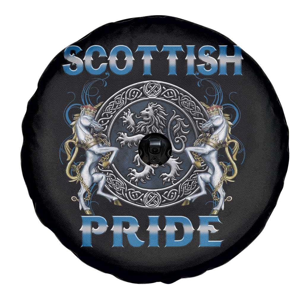 Scottish Pride Spare Tire Cover Lion Rampant Unicorns Scottish Flag TS11 Print Your Wear