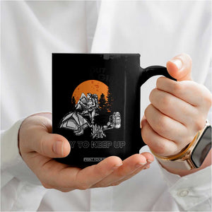 Scout Girl Coffee Mug I Scout Like A Girl Try To Keep Up Hiking Camping Scouting TS02 Print Your Wear
