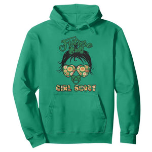 Scout Girl Cookie Dealer Hoodie Troop Leader Kidlife Little Bun TS02 Irish Green Print Your Wear