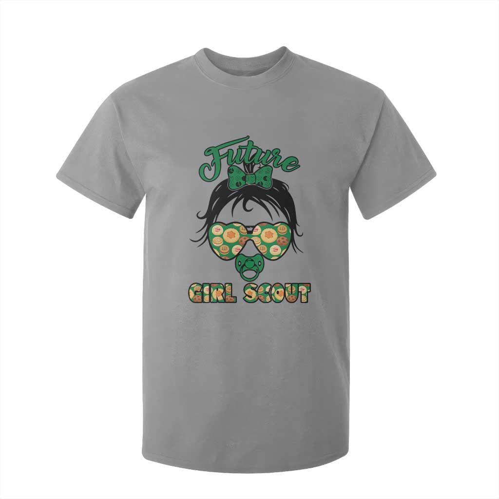 Scout Girl Cookie Dealer T Shirt For Kid Troop Leader Kidlife Little Bun TS02 Sport Gray Print Your Wear