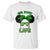 Scout Girl Cookie Dealer T Shirt Troop Leader Little Messy Bun TS02 White Print Your Wear
