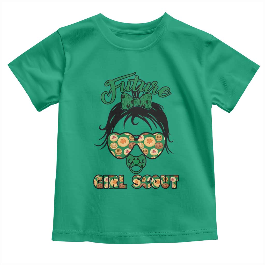 Scout Girl Cookie Dealer Toddler T Shirt Troop Leader Kidlife Little Bun TS02 Irish Green Print Your Wear
