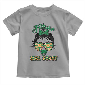 Scout Girl Cookie Dealer Toddler T Shirt Troop Leader Kidlife Little Bun TS02 Sport Gray Print Your Wear