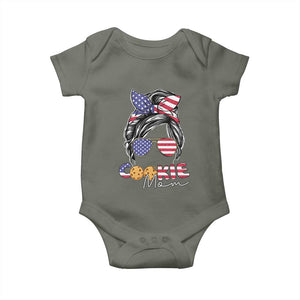 Scout Girl Mom Baby Onesie American Proud Cookie Mom Troop Leader Family Matching TS02 Military Green Print Your Wear