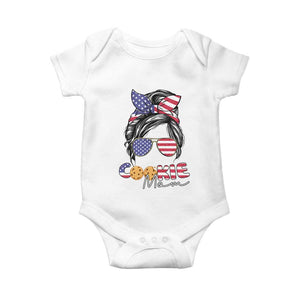 Scout Girl Mom Baby Onesie American Proud Cookie Mom Troop Leader Family Matching TS02 White Print Your Wear