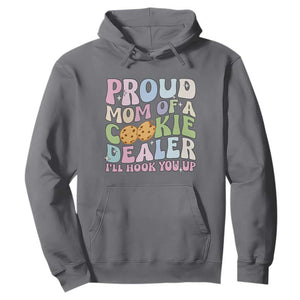 Scout Girl Mom Hoodie Proud Mom Of A Cookie Dealer Troop Leader Family Matching TS02 Charcoal Print Your Wear