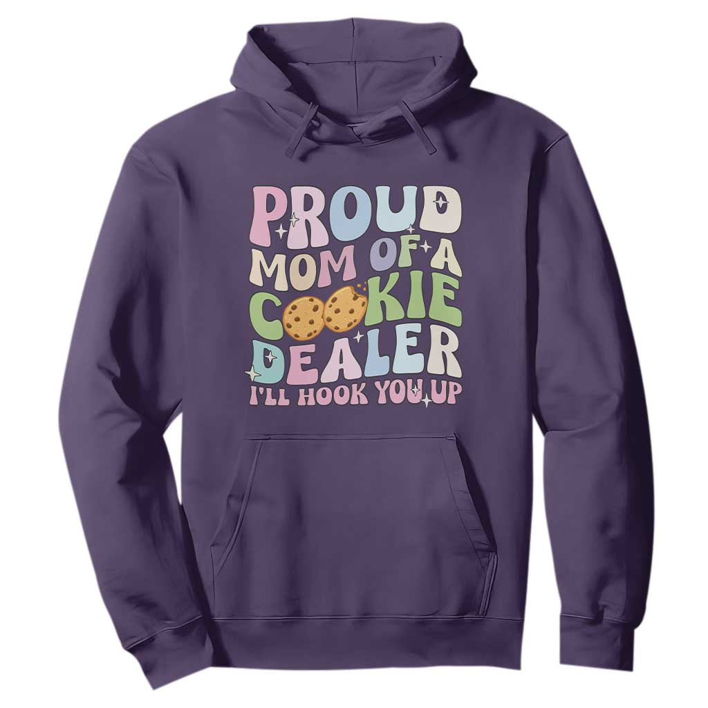 Scout Girl Mom Hoodie Proud Mom Of A Cookie Dealer Troop Leader Family Matching TS02 Purple Print Your Wear