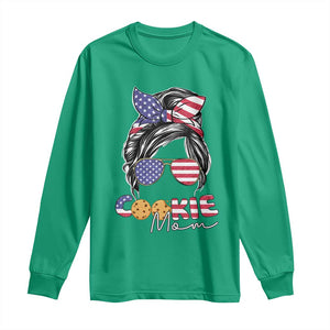 Scout Girl Mom Long Sleeve Shirt American Proud Cookie Mom Troop Leader Family Matching TS02 Irish Green Print Your Wear