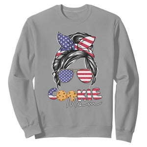 Scout Girl Mom Sweatshirt American Proud Cookie Mom Troop Leader Family Matching TS02 Sport Gray Print Your Wear