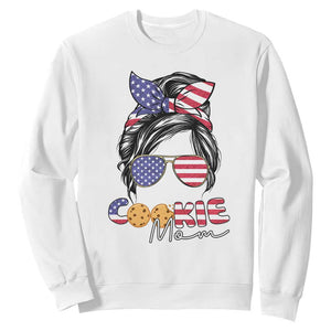 Scout Girl Mom Sweatshirt American Proud Cookie Mom Troop Leader Family Matching TS02 White Print Your Wear