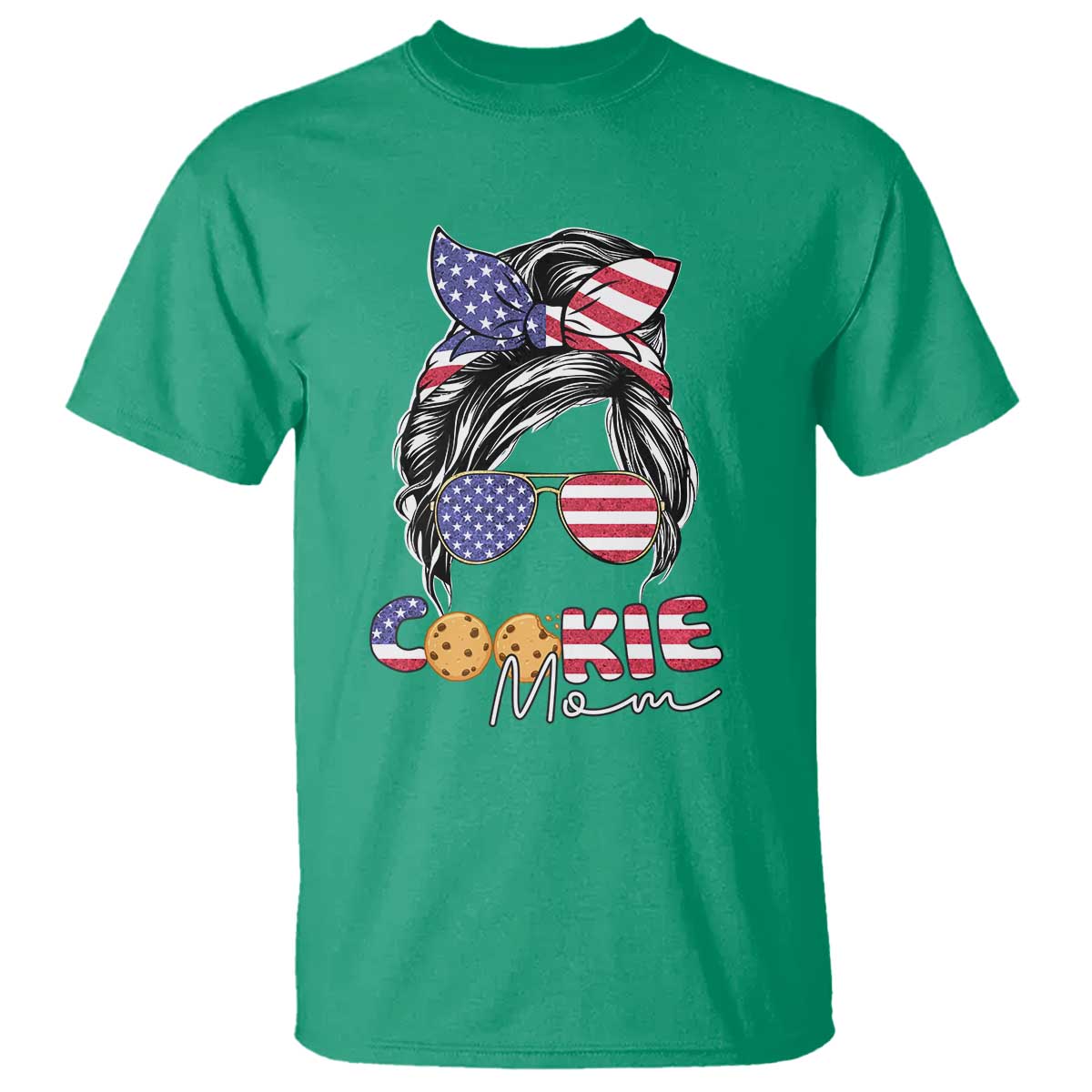 Scout Girl Mom T Shirt American Proud Cookie Mom Troop Leader Family Matching TS02 Irish Green Print Your Wear