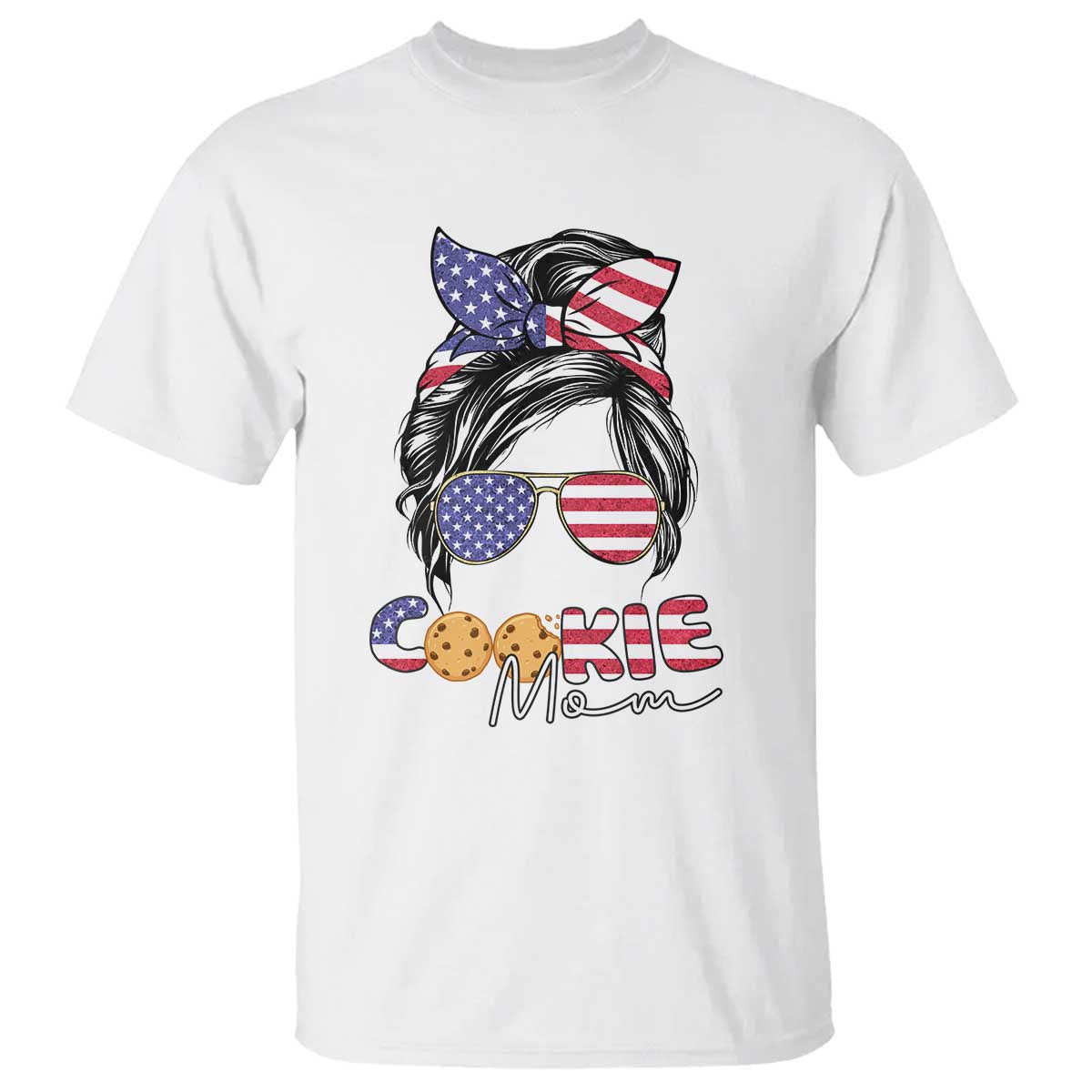 Scout Girl Mom T Shirt American Proud Cookie Mom Troop Leader Family Matching TS02 White Print Your Wear