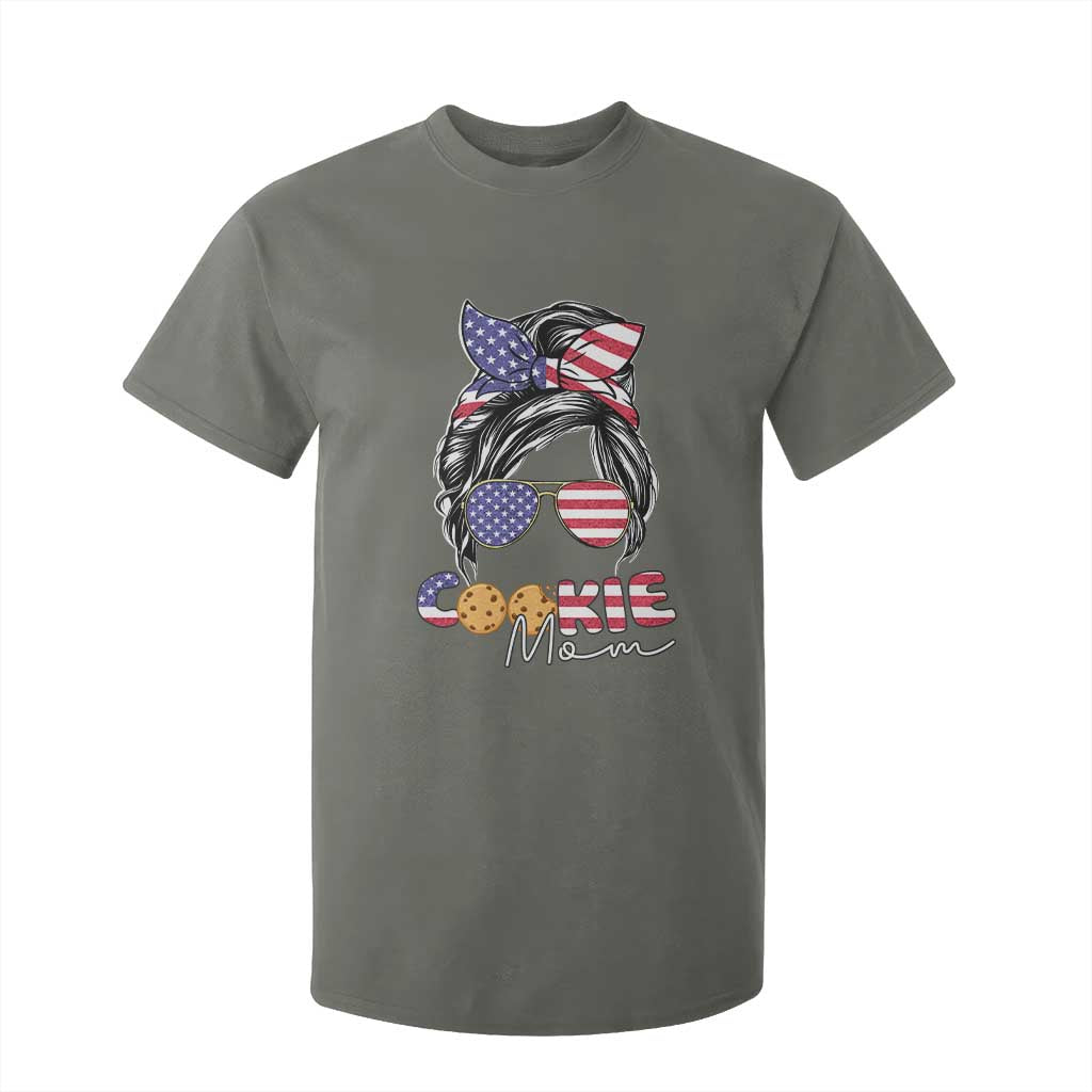 Scout Girl Mom T Shirt For Kid American Proud Cookie Mom Troop Leader Family Matching TS02 Military Green Print Your Wear
