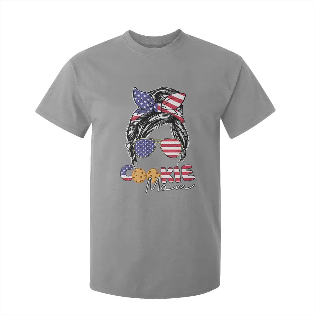 Scout Girl Mom T Shirt For Kid American Proud Cookie Mom Troop Leader Family Matching TS02 Sport Gray Print Your Wear