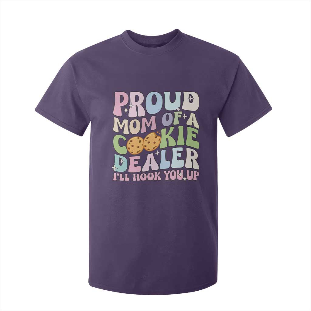 Scout Girl Mom T Shirt For Kid Proud Mom Of A Cookie Dealer Troop Leader Family Matching TS02 Purple Print Your Wear