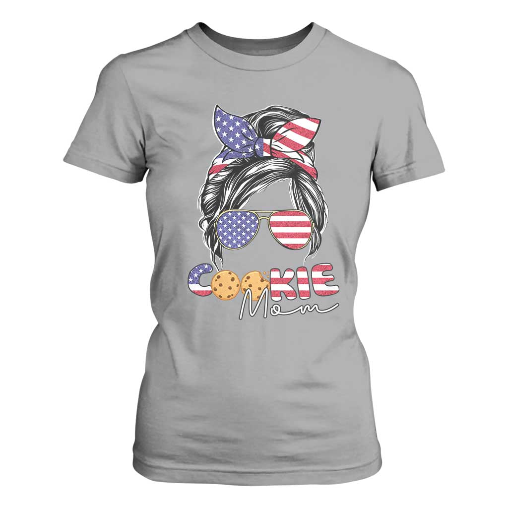 Scout Girl Mom T Shirt For Women American Proud Cookie Mom Troop Leader Family Matching TS02 Sport Gray Print Your Wear