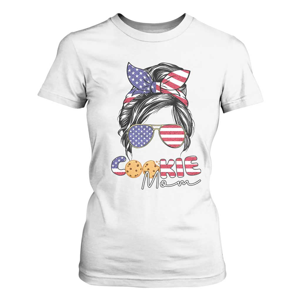 Scout Girl Mom T Shirt For Women American Proud Cookie Mom Troop Leader Family Matching TS02 White Print Your Wear