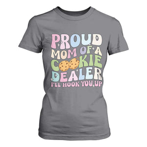 Scout Girl Mom T Shirt For Women Proud Mom Of A Cookie Dealer Troop Leader Family Matching TS02 Charcoal Print Your Wear