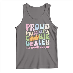 Scout Girl Mom Tank Top Proud Mom Of A Cookie Dealer Troop Leader Family Matching TS02 Deep Heather Print Your Wear