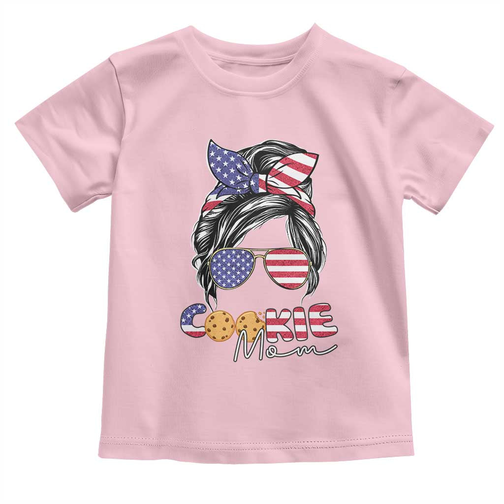 Scout Girl Mom Toddler T Shirt American Proud Cookie Mom Troop Leader Family Matching TS02 Light Pink Print Your Wear