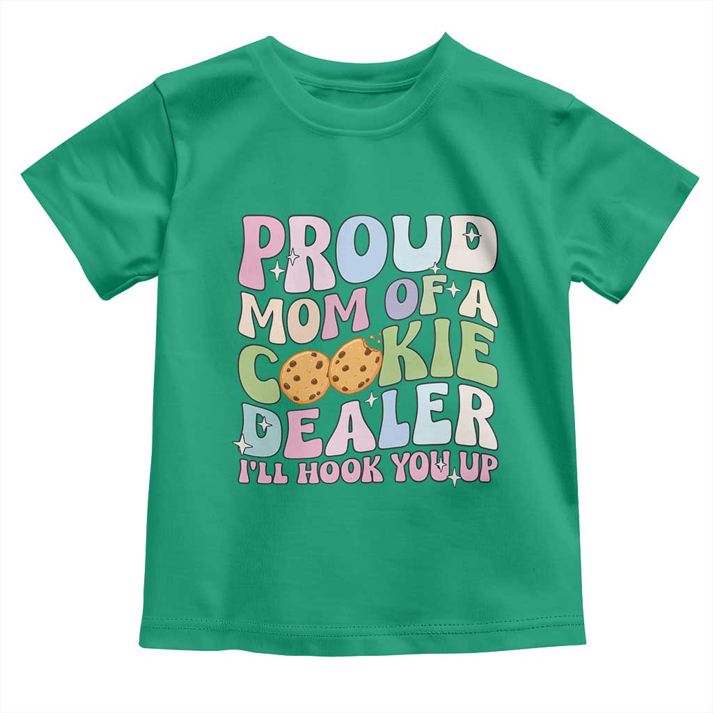 Scout Girl Mom Toddler T Shirt Proud Mom Of A Cookie Dealer Troop Leader Family Matching TS02 Irish Green Print Your Wear