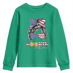 Scout Girl Mom Youth Sweatshirt American Proud Cookie Mom Troop Leader Family Matching TS02 Irish Green Print Your Wear