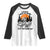 Scout Girl Raglan Shirt I Scout Like A Girl Try To Keep Up Hiking Camping Scouting TS02 White Black Print Your Wear
