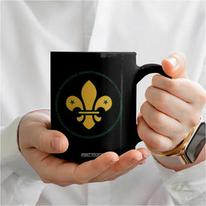 Scout Law Values Coffee Mug Scouting Troop Leader Fleur-de-Lis TS02 Print Your Wear