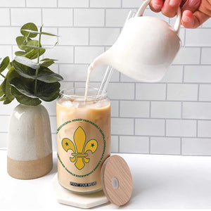 Scout Law Values Glass Can Scouting Troop Leader Fleur-de-Lis TS02 Print Your Wear