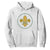 Scout Law Values Hoodie Scouting Troop Leader Fleur-de-Lis TS02 White Print Your Wear