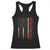 Senior Dad Racerback Tank Top Graduate Proud Dad Class of 2025 Vintage American Flag TS11 Black Print Your Wear
