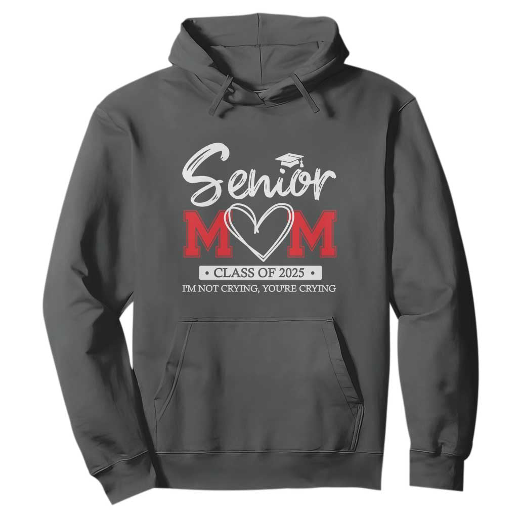 Senior Mom Class Of 2025 Graduate Hoodie TS11 Dark Heather Print Your Wear