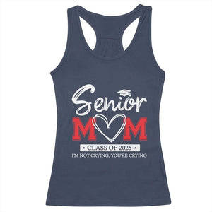 Senior Mom Class Of 2025 Graduate Racerback Tank Top TS11 Navy Print Your Wear