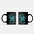 Sexual Assault Awareness Coffee Mug End The Stigma Teal Floral Ribbon TS02 Black Print Your Wear
