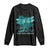Sexual Assault Awareness Long Sleeve Shirt In April We Wear Teal Ribbon Butterfly TS02 Black Print Your Wear