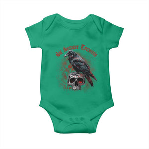 Sic Semper Tyrannis & Raven Baby Onesie Protest Feminist Activist TS10 Irish Green Print Your Wear
