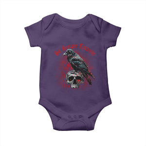 Sic Semper Tyrannis & Raven Baby Onesie Protest Feminist Activist TS10 Purple Print Your Wear