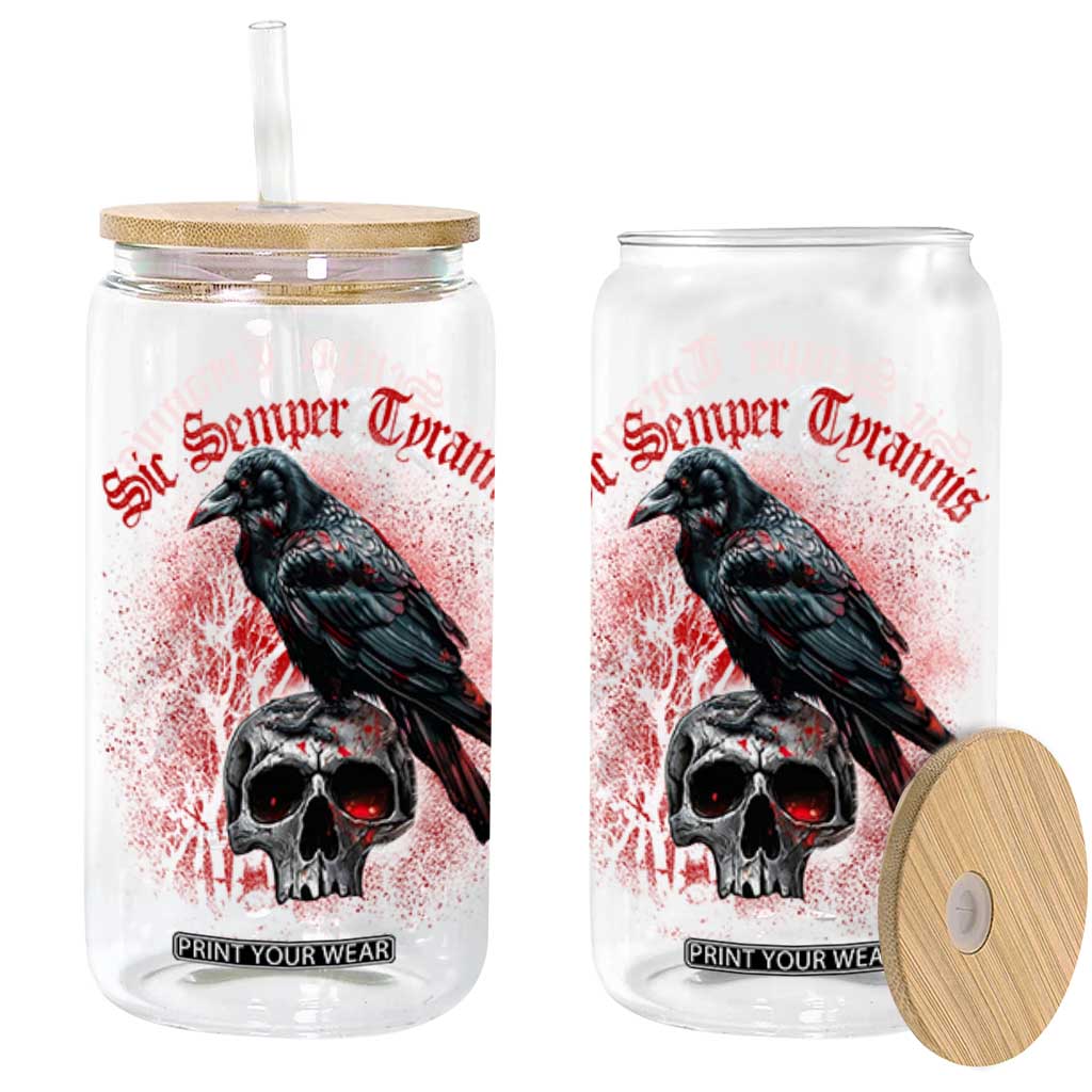 Sic Semper Tyrannis & Raven Glass Can Protest Feminist Activist TS10 Black Print Your Wear