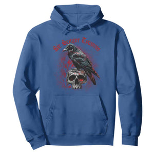 Sic Semper Tyrannis & Raven Hoodie Protest Feminist Activist TS10 Royal Blue Print Your Wear