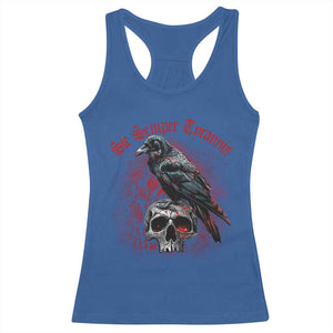 Sic Semper Tyrannis & Raven Racerback Tank Top Protest Feminist Activist TS10 Royal Blue Print Your Wear