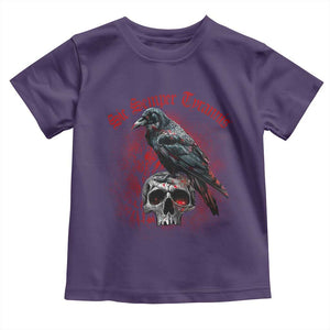 Sic Semper Tyrannis & Raven Toddler T Shirt Protest Feminist Activist TS10 Purple Print Your Wear