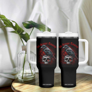 Sic Semper Tyrannis & Raven Tumbler With Handle Protest Feminist Activist TS10 Print Your Wear