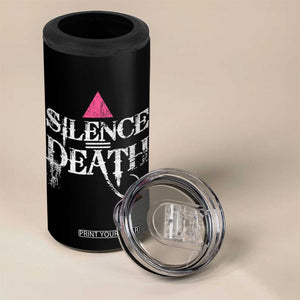 Silence Death 4 in 1 Can Cooler Tumbler LGBTQ Pride Month TS10 Print Your Wear