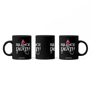 Silence Death Coffee Mug LGBTQ Pride Month TS10 Print Your Wear
