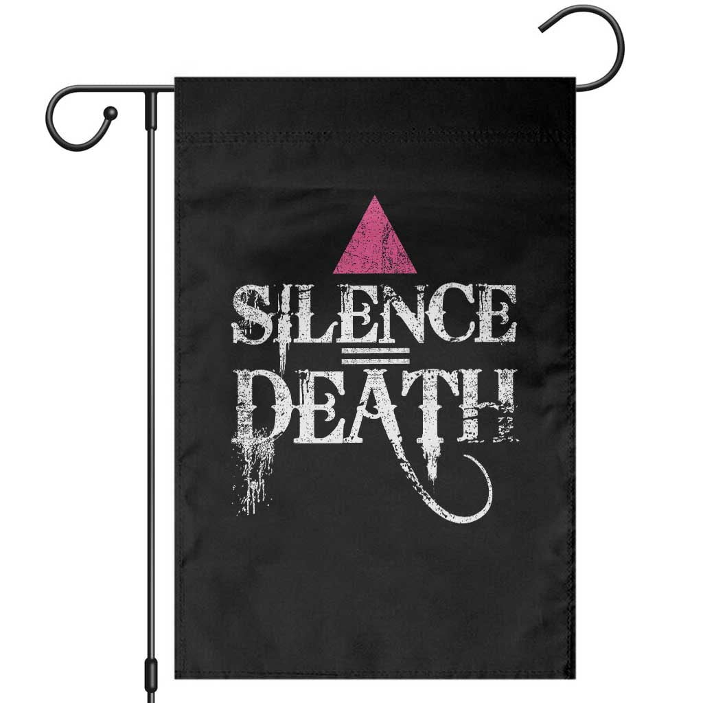 Silence Death Garden Flag LGBTQ Pride Month TS10 Black Print Your Wear
